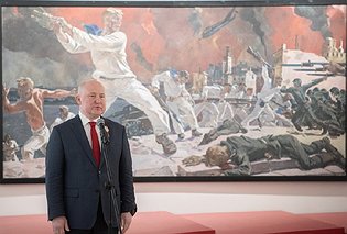 Картина Александра Дейнеки «Оборона Севастополя» будет выставлена в музее Крошицкого до конца июня